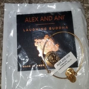 Alex and Ani Laughing Buddha Bracelet